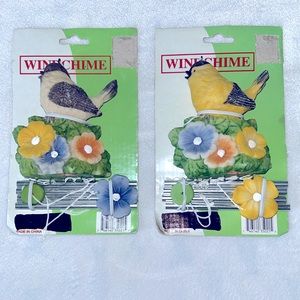 Set of 2 Bird Windchimes